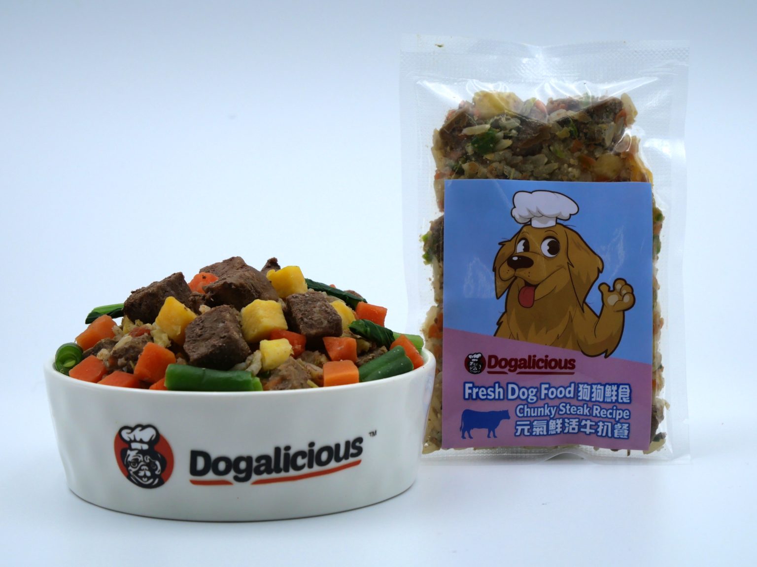 Fresh Dog Food - Chunky Steak Recipe